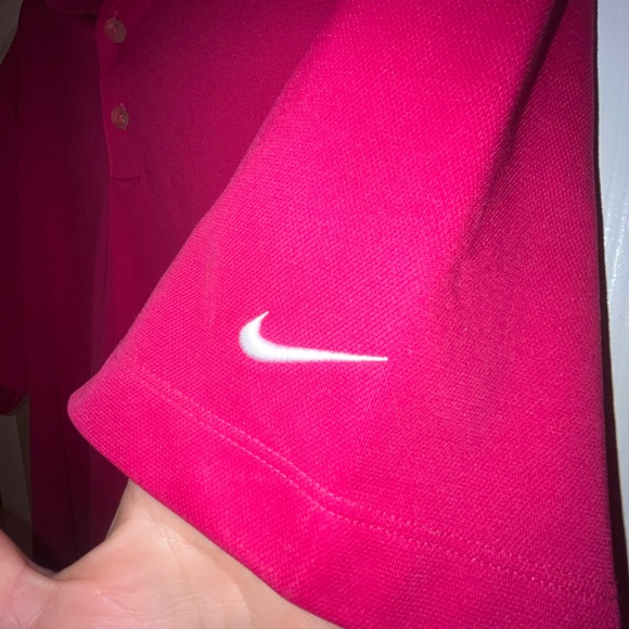 Men’s Pink Nike Golf Shirt - Picture 3 of 3
